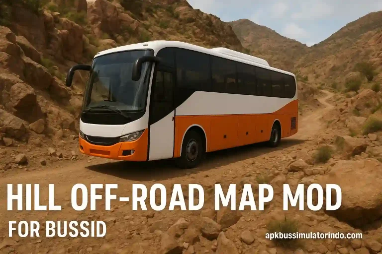 Hill Off-Road Map Mod for BUSSID