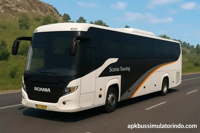 Scania Touring Bus Mod for BUSSID